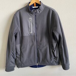 Peter  Millar   grey termal block Micro fleece jacket